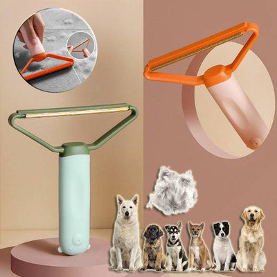 Pet Cat Dog Hair Remover Dematting Comb Double-sided Sofa Clothes Shaver Lint Rollers For Cleaning Pets Comb Brush Removal Mitts Brush - Waqaram
