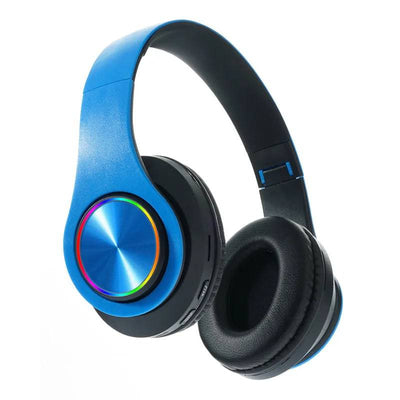 B39 Headset Wireless Bluetooth Headset Colorful Luminous Card-Inserting Game Music Sports Support Mobile Phone Computer