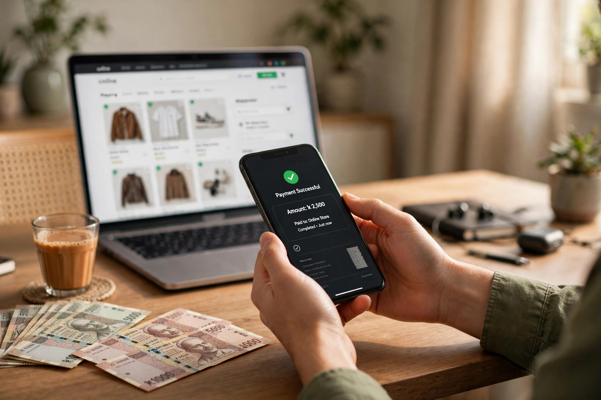 Pakistani buyer paying for digital products with Easypaisa and JazzCash mobile wallets